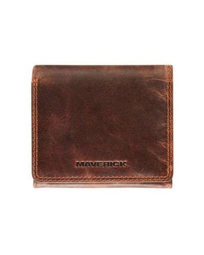 Maverick Original Portemonnaie, Leder, RFID, braun