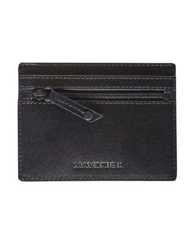 Maverick Portefeuille All Black 11.5 x 8.7 cm, noir