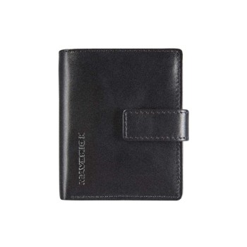 Maverick All Black CardProtector Compact, Leder, RFID, schwarz