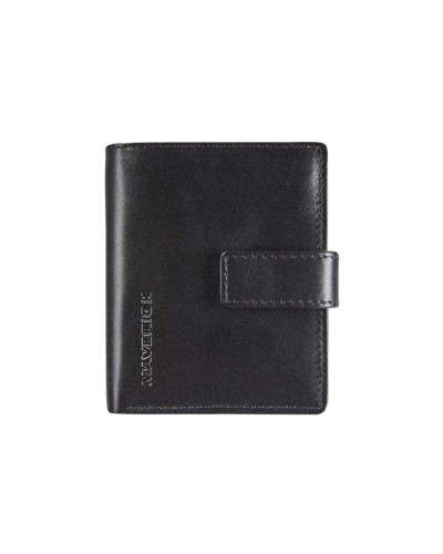 Maverick All Black CardProtector Compact, Leder, RFID, schwarz