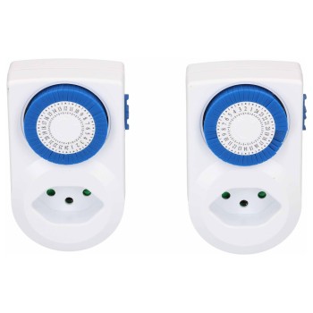 Max Hauri analoge Zeitschaltuhr 24h 2 Set, 2set Zeitschaltuhr Typ 12/13, 10A, KS Max Hauri analoge Zeitschaltuhr 24h 2 Set, 2set Zeitschaltuhr Typ 12/13, 10A, KS