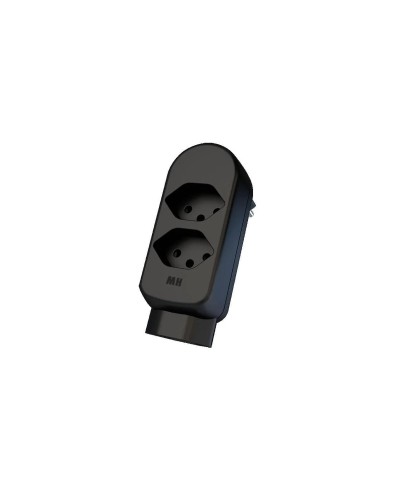 Max Hauri Connecteur multiple maxADAPT 2 + 1 x T13, Noir