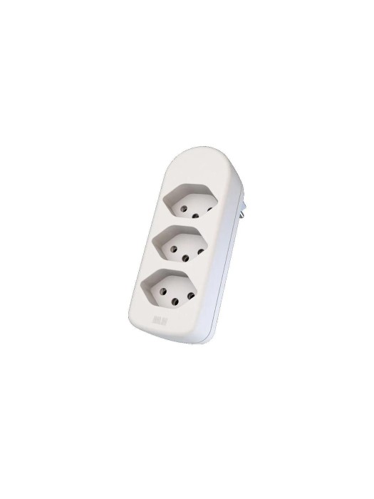 Max Hauri Connecteur multiple maxADAPT 3 x T13, Blanc