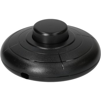 Max Hauri Fusstretschalter, schwarz, 70mm, 1-Poliig Max Hauri Fusstretschalter, schwarz, 70mm, 1-Poliig