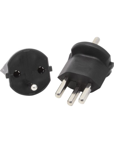 Max Hauri Adaptateur fixe Schuko – Type 23 Noir