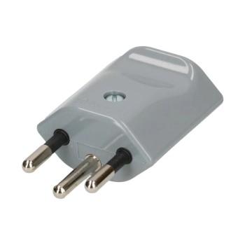 Max Hauri Prise de montage T12 3 pôles, gris Max Hauri Prise de montage T12 3 pôles, gris