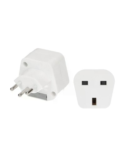 Max Hauri Adaptateur de voyage GB – CH, Blanc