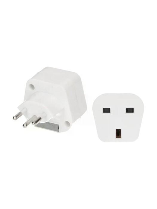 Max Hauri Adaptateur de voyage GB – CH, Blanc