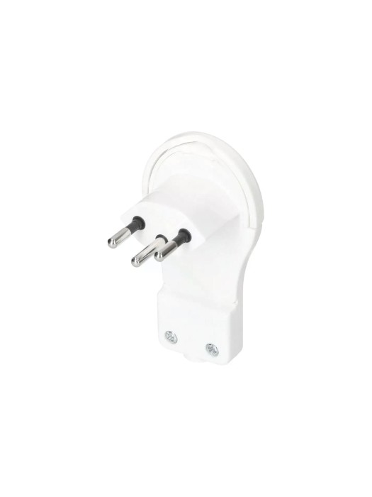 Max Hauri Flachwinkelstecker T12, 10A, white