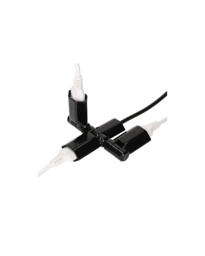 Max Hauri Bloc multiprise Clip-Clap Line 3x T13, Noir