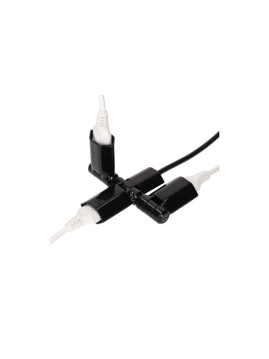 Max Hauri Bloc multiprise Clip-Clap Line 3x T13, Noir