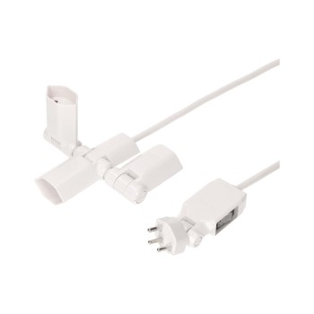 Max Hauri Steckdosenleiste Clip-Clap, weiss, 3xT13 Max Hauri Steckdosenleiste Clip-Clap, weiss, 3xT13