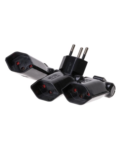 Fiche dérivative Clip-Clap 3x T13, noir, orientable 180° verticalement