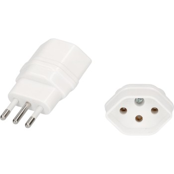 Max Hauri Adaptateur de voyage Italie / Type 13 3 pôles Max Hauri Adaptateur de voyage Italie / Type 13 3 pôles