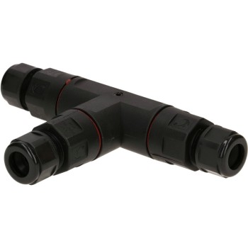 Max Hauri Connecteur de câble T IP68 3 pôles, 16A / 250 V Max Hauri Connecteur de câble T IP68 3 pôles, 16A / 250 V