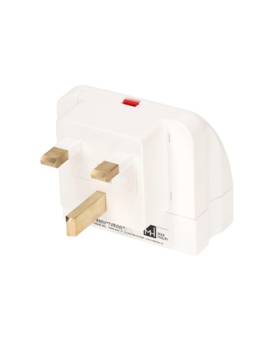 Reiseadapter England / Typ 13 3-polig white, 3-Pol white, max. 16 A