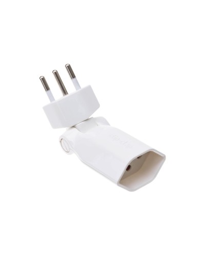 Fiche dérivatible Clip-Clap 1xTyp13, blanc, orientable 180° V, 130° H, protection enfants
