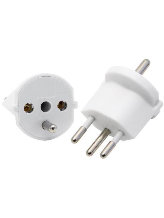 Max Hauri Adaptateur fixe SchuKo – T12 blanc