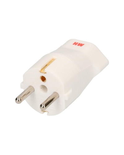 Reiseadapter Schweiz T23 Stecker / Schuko, 3-Pol white, max. 16 A