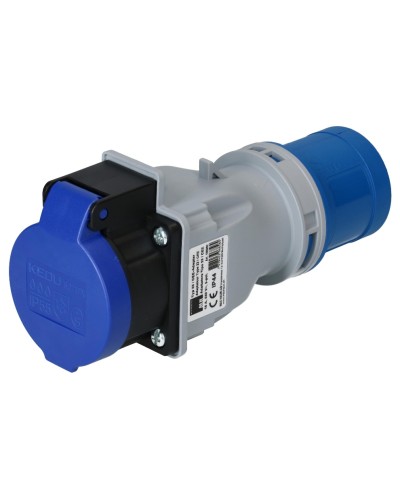 maxCAMP Adapter CEE-Stecker/Steckdose, Typ23, IP55