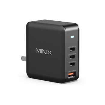 Minix NEO P165 Ladegerät, 3x UBS-C, 1x USB-A, AC 100-240V, 165W