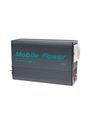 Mobile Power KV-500 Power Inverter,12V,500W, DC-AC converter 12VDC to 230VAC, 500Watt