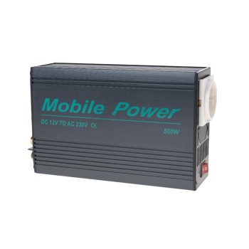Mobile Power KV-500 Power Inverter,12V,500W, DC-AC converter 12VDC to 230VAC, 500Watt Mobile Power KV-500 Power Inverter,12V,500W, DC-AC converter 12VDC to 230VAC, 500Watt