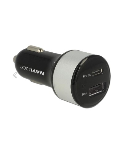 Navilock Chargeur de voiture 62782 3.0 A / 2.4 A