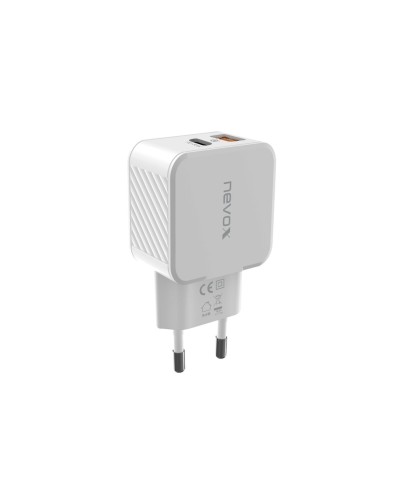 Nevox Chargeur mural USB USB-C Power Delivery + QC 3.0 30 W