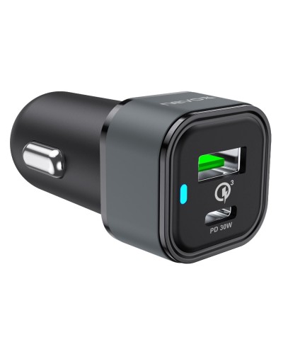 Nevox Chargeur de voiture Dual USB-C + USB-A 48W