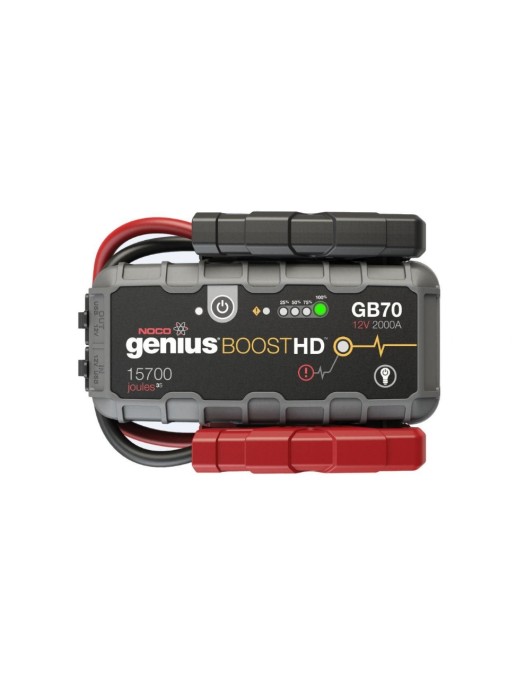 Genius Aide au démarrage GB70, 12V/ 2000A, pour les moteurs jusqu'à 8.0L