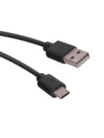 OEM USB-A USB-C cable 1m Black for charging