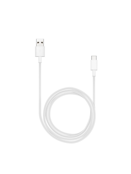 OEM USB-A USB-C cable 1m white for charging