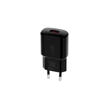 onit Wallcharger USB-A QC3.0 18W, schwarz