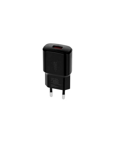 onit Chargeur mural USB-A QC3.0 18 W Noir