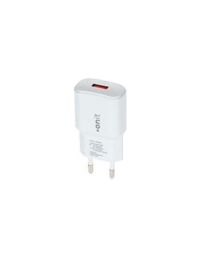 onit Chargeur mural USB-A QC3.0 18 W Blanc