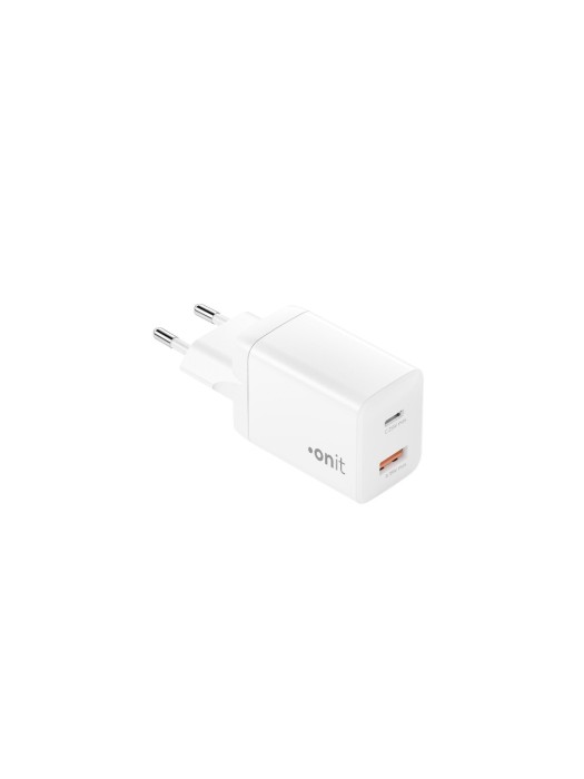 onit Chargeur mural USB PD25W + QC3.0 Blanc