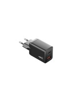onit Wallcharger USB-C 25W + USB-A 18W, black 
