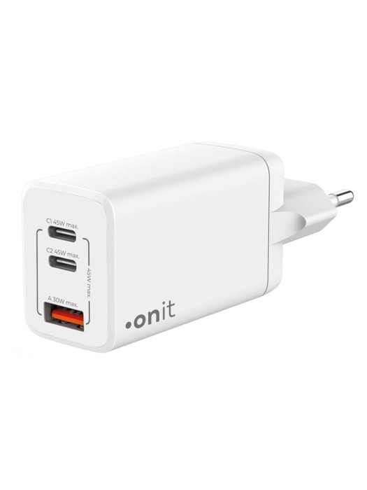 onit Chargeur mural USB Trial QC4+ 45 W GaN Blanc