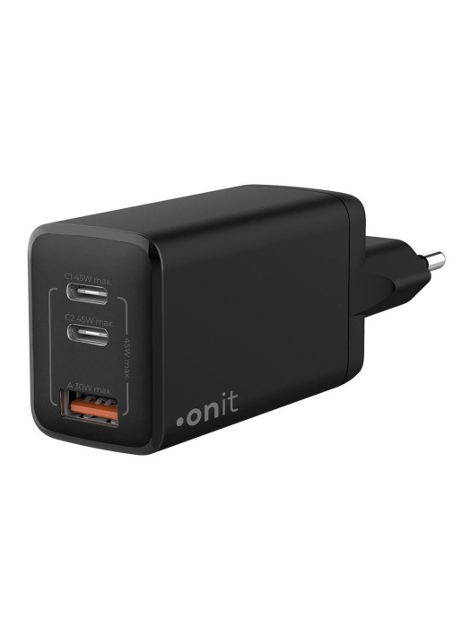 onit Chargeur mural USB Trial QC4+ 45 W GaN Noir