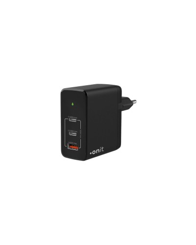 onit Chargeur mural USB Trial QC5.0 120 W GaN Noir