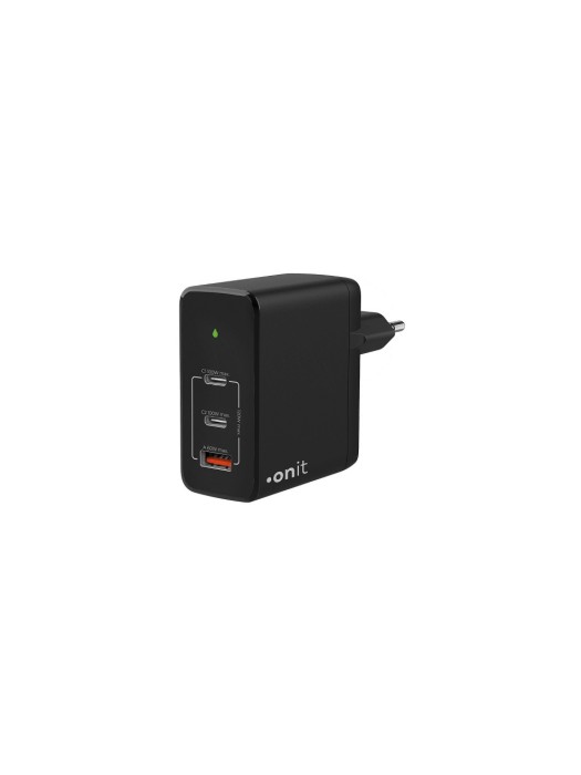 onit Chargeur mural USB Trial QC5.0 120 W GaN Noir