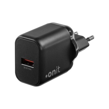 onit GaN-Wandladegerät USB A 20W, black  onit GaN-Wandladegerät USB A 20W, black