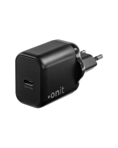 onit Chargeur mural USB Single 1C 20 W GaN Noir