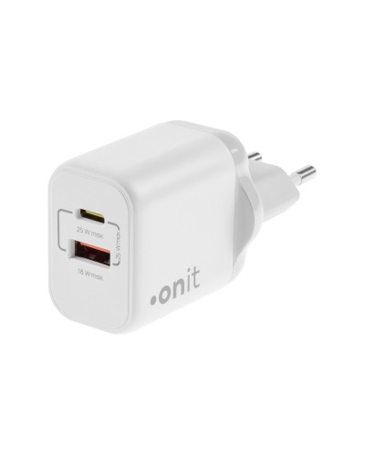 onit GaN-Wandladegerät USB CA 25W, weiss