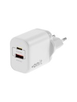 onit Chargeur mural USB Dual 1C1A 35 W GaN Blanc