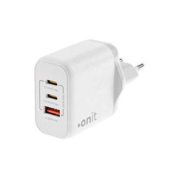 onit GaN-Wandladegerät USB CCA 45W, weiss