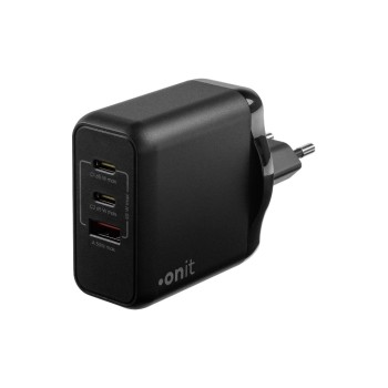 onit GaN-Wandladegerät USB CCA 65W, schwarz