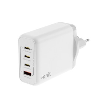 onit GaN-Wandladegerät USB CCCA 100W, weiss