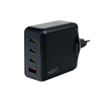 onit GaN-Wandladegerät USB CCCA 140W, schwarz
